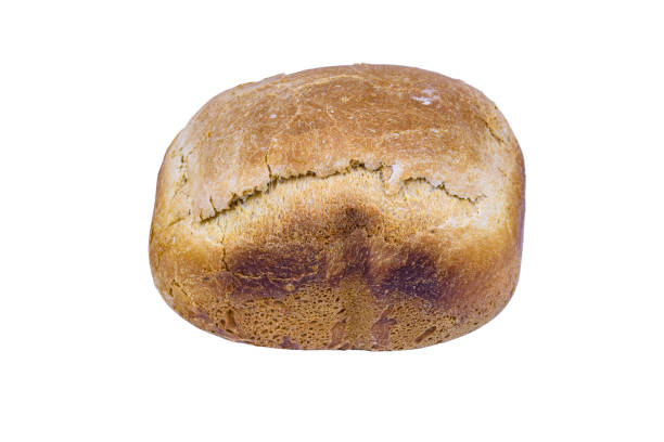 istock Loaf of freshly baked bread isolated on a white background 1313783612