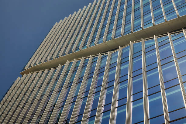 istock Business district with modern office buildings at Amsterdam Zuid 1313784656