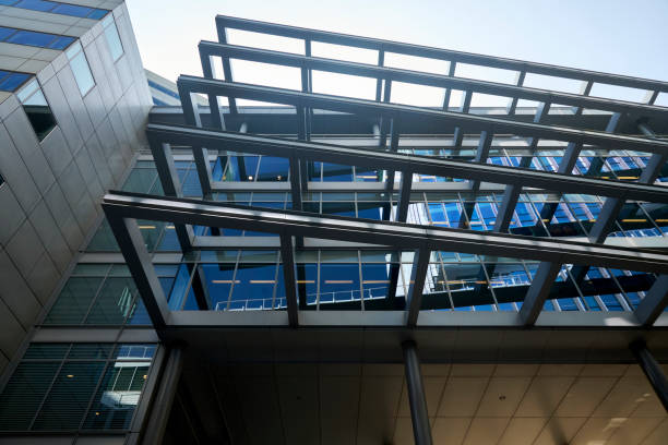 istock Business district with modern office buildings at Amsterdam Zuid 1313784661