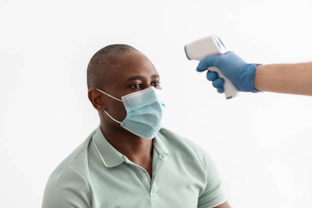 istock Virus symptom at hospital, prevent coronavirus, social distancing 1313786036