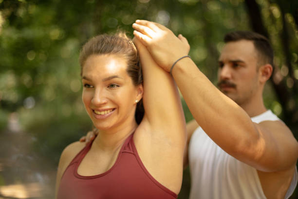 istock Sport class in nature. 1313786114