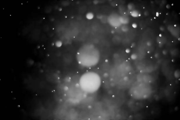 istock Black background bokeh Bokeh background blur 1313790984
