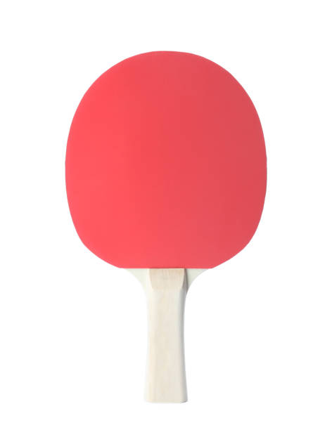 istock Ping pong racket isolated on white. Table tennis equipment 1313792351