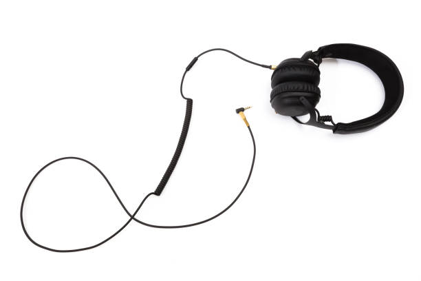istock headphones isolated on white background - Image 1313797043