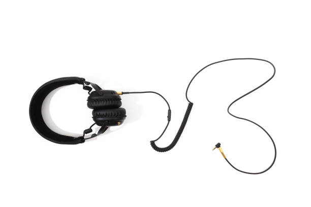istock headphones isolated on white background - Image 1313797240