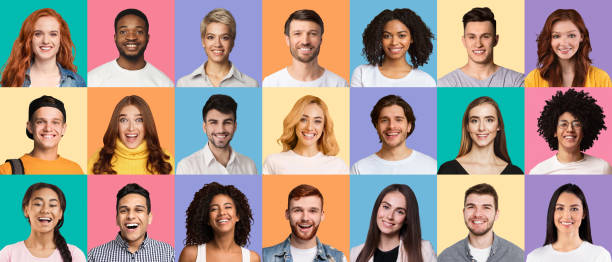istock Collage of young people expressing positive emotions 1313797892