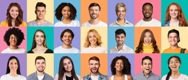 istock Composite set of diverse young people expressing positive emotions 1313801432