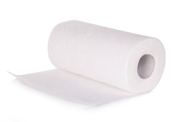 istock Paper towels isolated on white background. Health concept. 1313803668