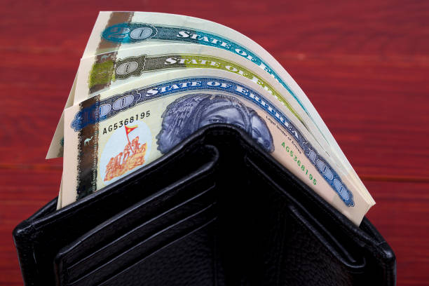 istock Eritrean money in a black wallet 1313804805