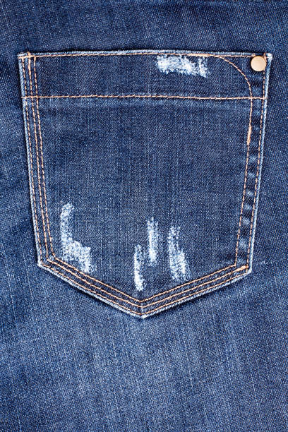Blue Worn Jeans Pocket Close Up Ripped Jeans Pocket Background Dark Blue  Damaged Denim Backdrop Torn Jeans Pocket Pattern Shabby Indigo Jeans Cloth  Grunge Pants Back Old Vintage Trousers Stock Photo -