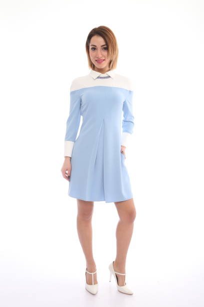 istock woman in blue dress 1313807497