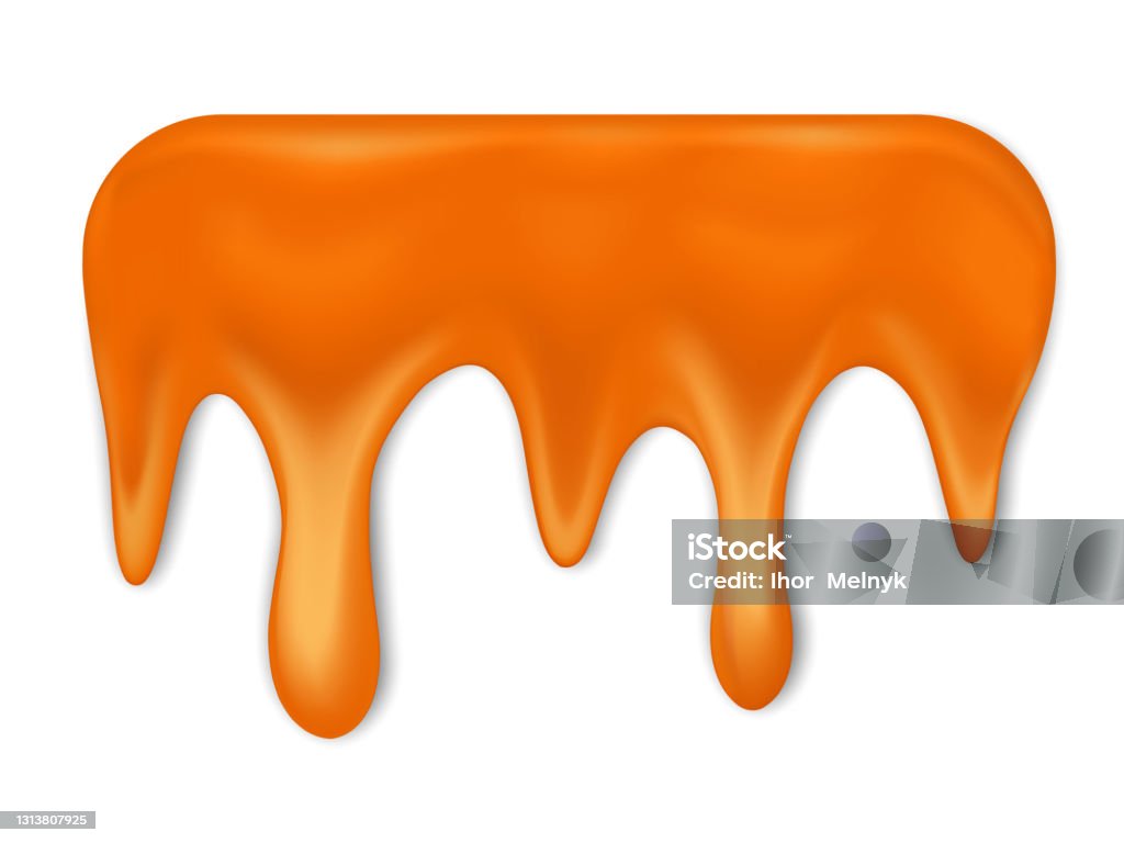 Caramel Dripping Pattern Caramel Drip Vector Stock Illustration - Download Image Now - Caramel ...