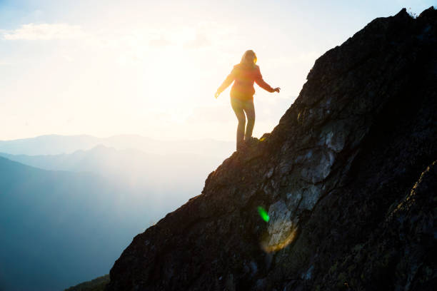 istock Young woman walking in nature 1313820878