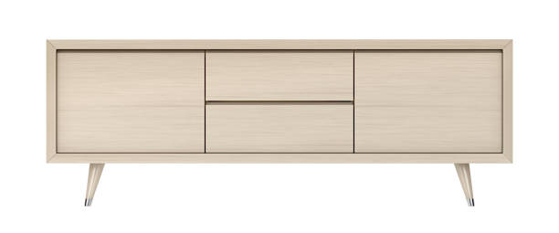 istock Wooden tv stand 1313821878
