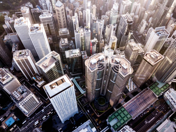 istock Hong Kong City Drone view 1313822039