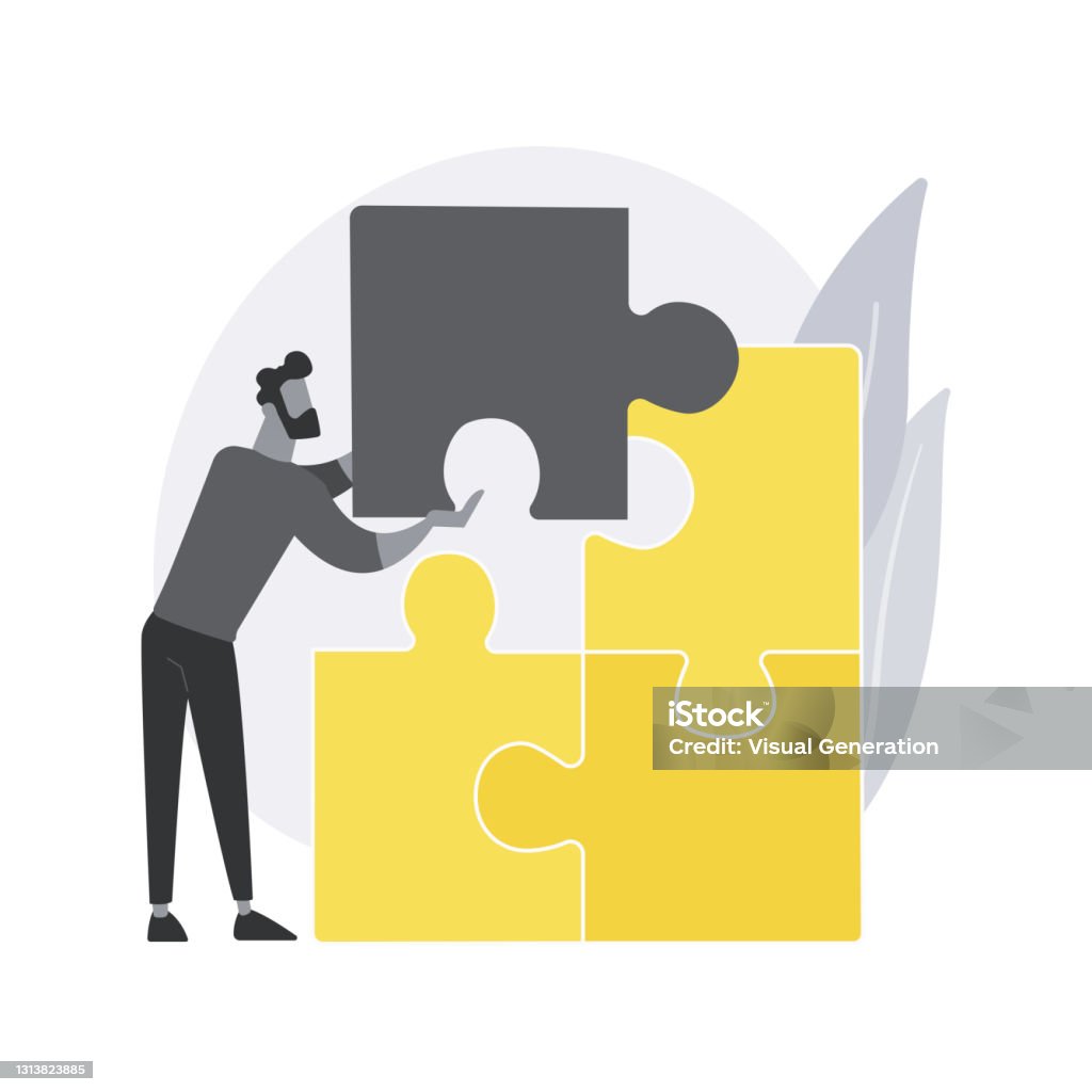 Problem Solving Abstract Concept Vector Illustration Stock Illustration ...