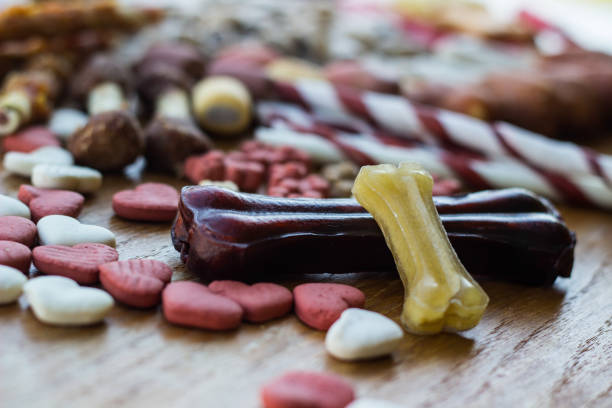 istock Dog tasty colored biscuits, snacks for dogs 1313827562
