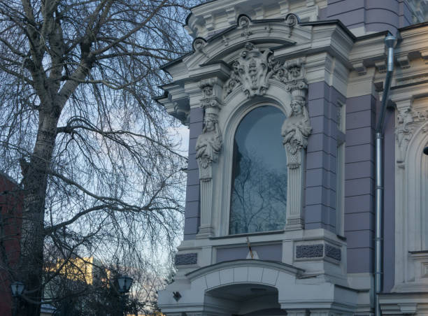 istock Architectural decor of an old house 1313829887