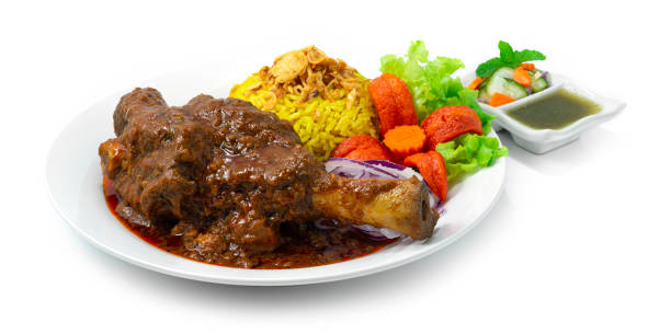 istock Braised Lamb Shank Biryani Rice Recipe Massaman Curry 1313841379