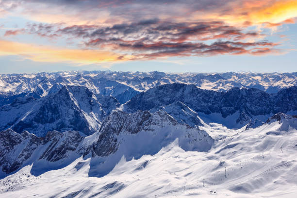istock View from the Zugspitze, Germany, Bavaria 1313844244