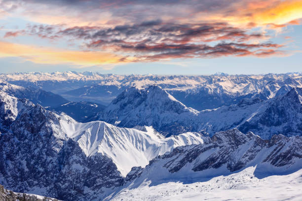 istock View from the Zugspitze, Germany, Bavaria 1313844259