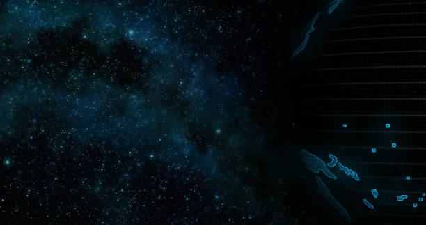 istock Digital earth rotating,Concept 3d animation social future technology abstract business scientific global network, broadcasting background. Clip contains space, planet, galaxy, stars, cosmos, earth 1313851464