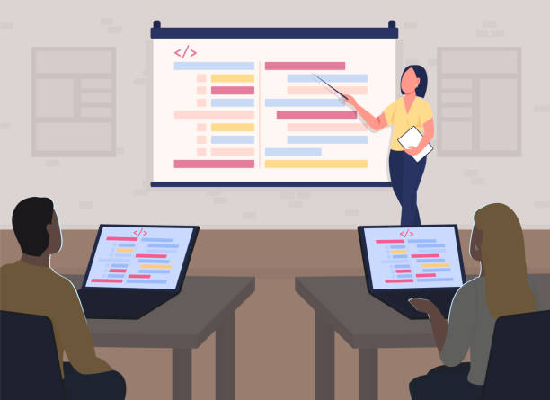3,100+ Computer Coding Student Stock Illustrations, Royalty-Free Vector ...