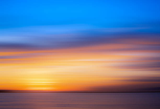 istock Life is color. Sunset over the sea 1313854902