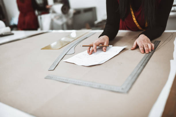 istock Textile Industry Designer Coming Up Wtih New Plans 1313856138