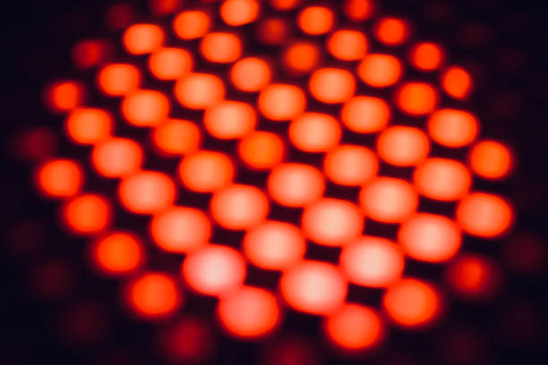 istock Illuminated blurry glowing lights background photo 1313861156