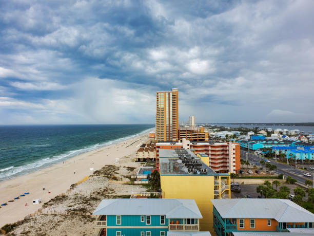 Pompano Beach, Florida in the evening walk.