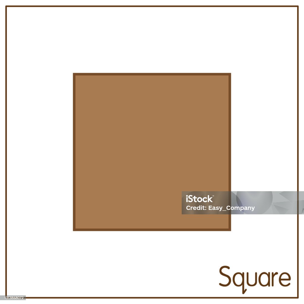 Two Square Shape 2d Square Perfect Shape Color Image Suitable For Preschool Student ...