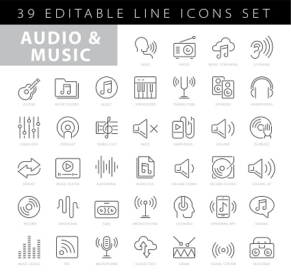 Sound Icons - Editable Line Series