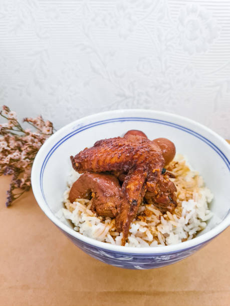 istock Homemade soy sauce chicken rice 1313871328