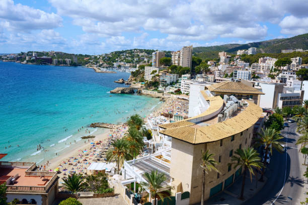 istock Cala Mayor, beach and resorts, Palma de Mallorca, Spain 1313877650