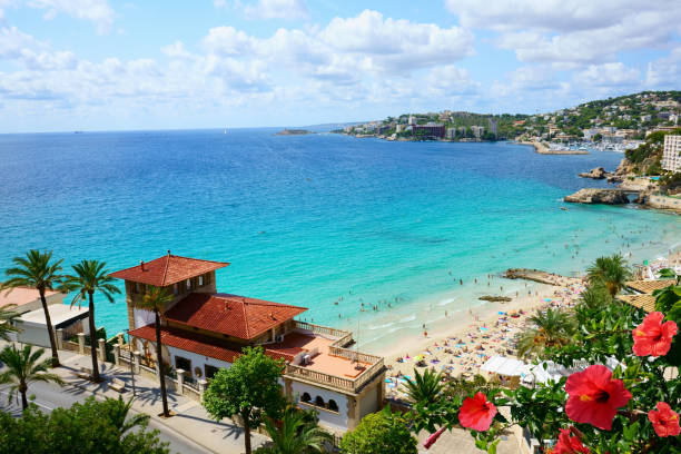istock Cala Mayor, beach and resorts, Palma de Mallorca, Spain 1313878742