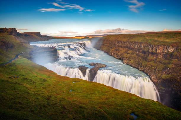istock Gullfoss waterfall and the Olfusa river in southwest Iceland 1313883470