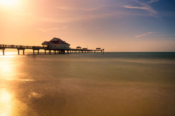 istock Pier 60 at sunset on a Clearwater Beach in Florida 1313883476