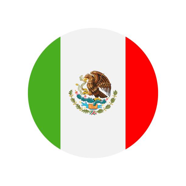 bildbanksillustrationer, clip art samt tecknat material och ikoner med web - mexicos flagga