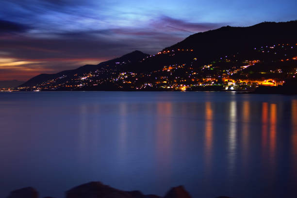 istock incredible sunset seen from Camogli 1313889981