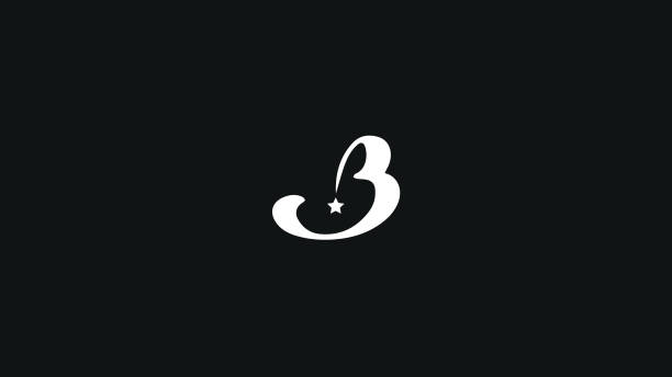 illustrations, cliparts, dessins animés et icônes de logo lettre b et logo bb, vecteur, monogramme, icône, modèle, police de caractères d’entreprise haut de gamme. - letter b typescript letterpress alphabet