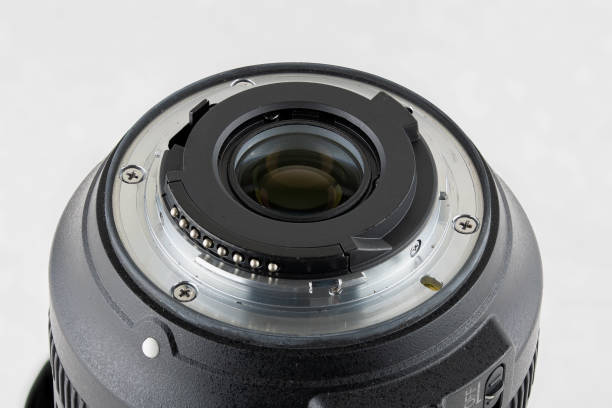 istock Closeup details of camera len 1313899394