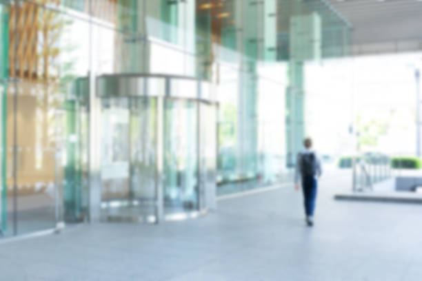 istock Hotel or office lobby blur background 1313917931