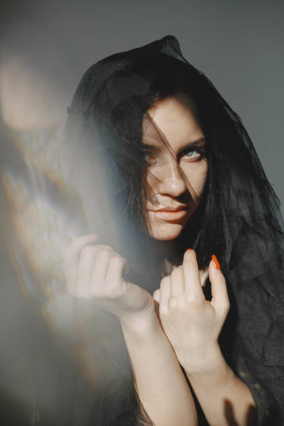 istock Beautiful young woman dancing in studio 1313946669