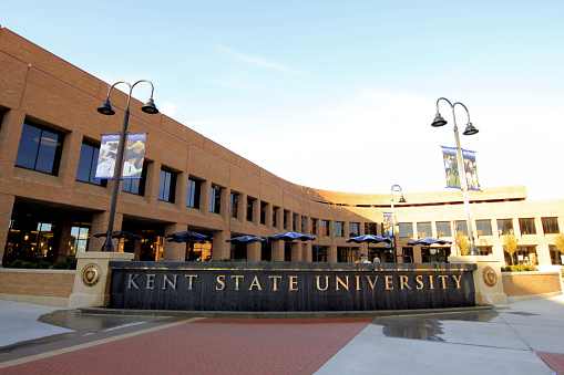 Kent, OH USA - October 17 07, 2010: Kent State University - Student Center.