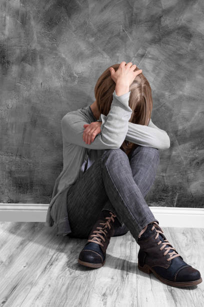 istock Woman in depression 1313956930