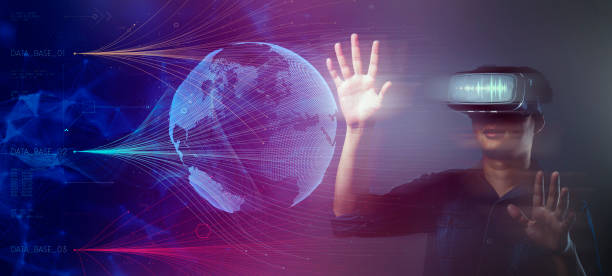 istock asian techician engineer wear vr glasses headset machine learning innovation technology business ideas with double exposure of infographic global polygon connecting line color tone 1313960557