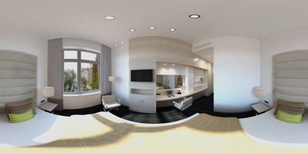 istock spherical panorama of the interior, 3D illustration 1313961635