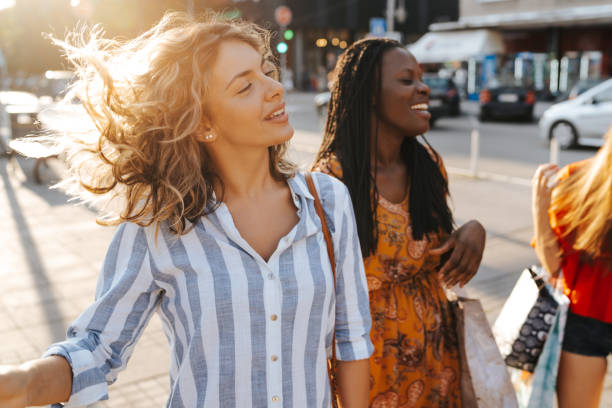 istock Shopaholics in the city 1313961712