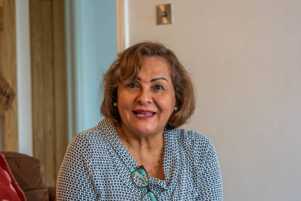 istock Senior Hispanic woman headshot 1313967333